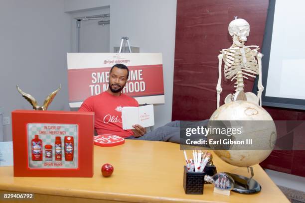 Old Spice Guy and "Shadowhunters" star Isaiah Mustafa launches School of Swagger event at Andaz on August 10, 2017 in West Hollywood, California.