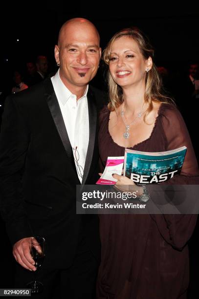 Host Howie Mandel and wife Terry Soil attend the Governors Ball for the 60th Primetime Emmy Awards held at the Los Angeles Convention Center on...