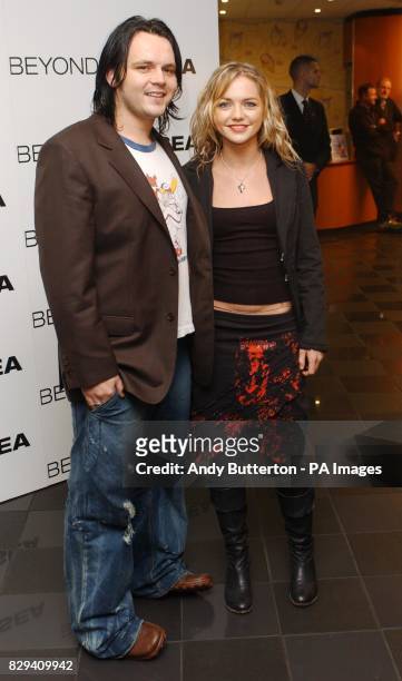 Former S Club singers Paul Cattermole and Hannah Spearritt arrive for the European premiere of Beyond The Sea, at the Vue West End in London's...