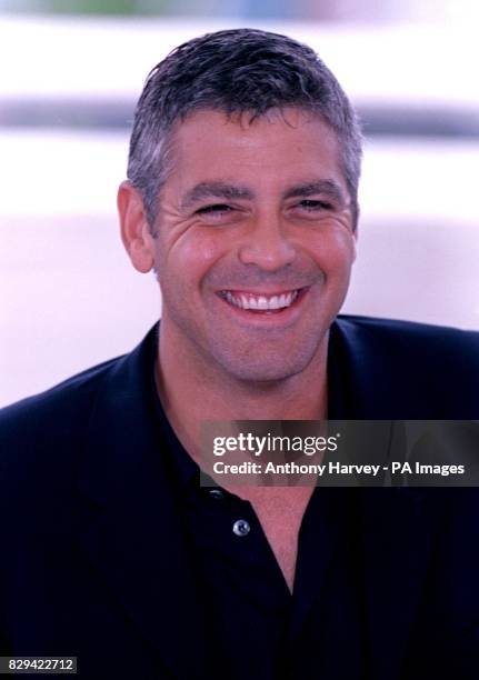 American actor George Clooney at a photocall for his film 'O Brother Where Art Thou', at the Cannes film Festival, France.