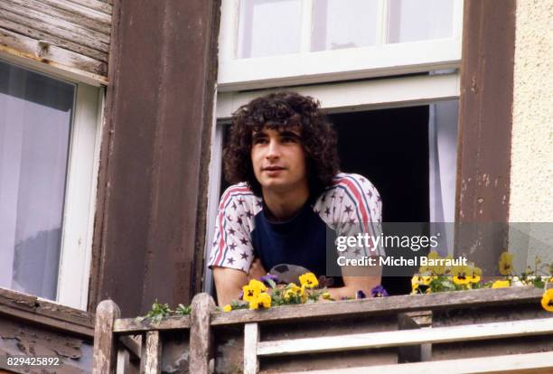 Dominique Rocheteau during the stage of Team France at Le Touquet before the World Cup 1978 on 30th April, 1978