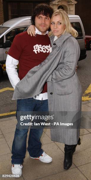 Natasha and Daniel Bedingfield arrives as the Guinness World Record's largest Christmas stocking full of toys is delivered to Great Ormond Street...