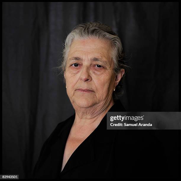 Antonia Vera Garcia, age 70, poses for a portrait on September 9, 2008 in Alora, Spain. The father of Antonia, Antonio Vera Muoz, and her brother,...