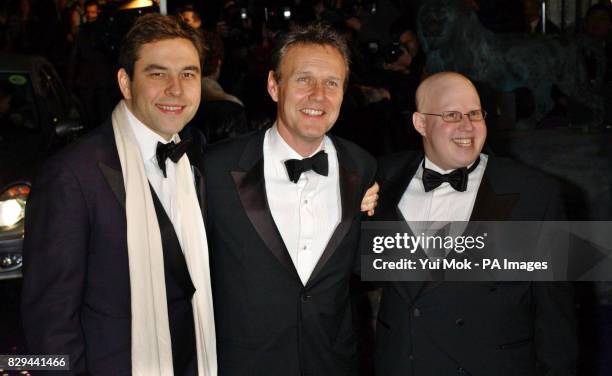 David Walliams, actor Anthony Head and Matt Lucas.