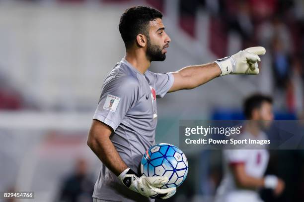Saad Al Sheeb of Qatar in action during the 2018 FIFA World Cup Russia Asian Qualifiers Final Qualification Round Group A match between Korea...