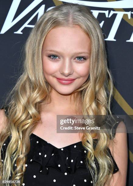 Amiah Miller arrives at the Variety Power Of Young Hollywood at TAO Hollywood on August 8, 2017 in Los Angeles, California.