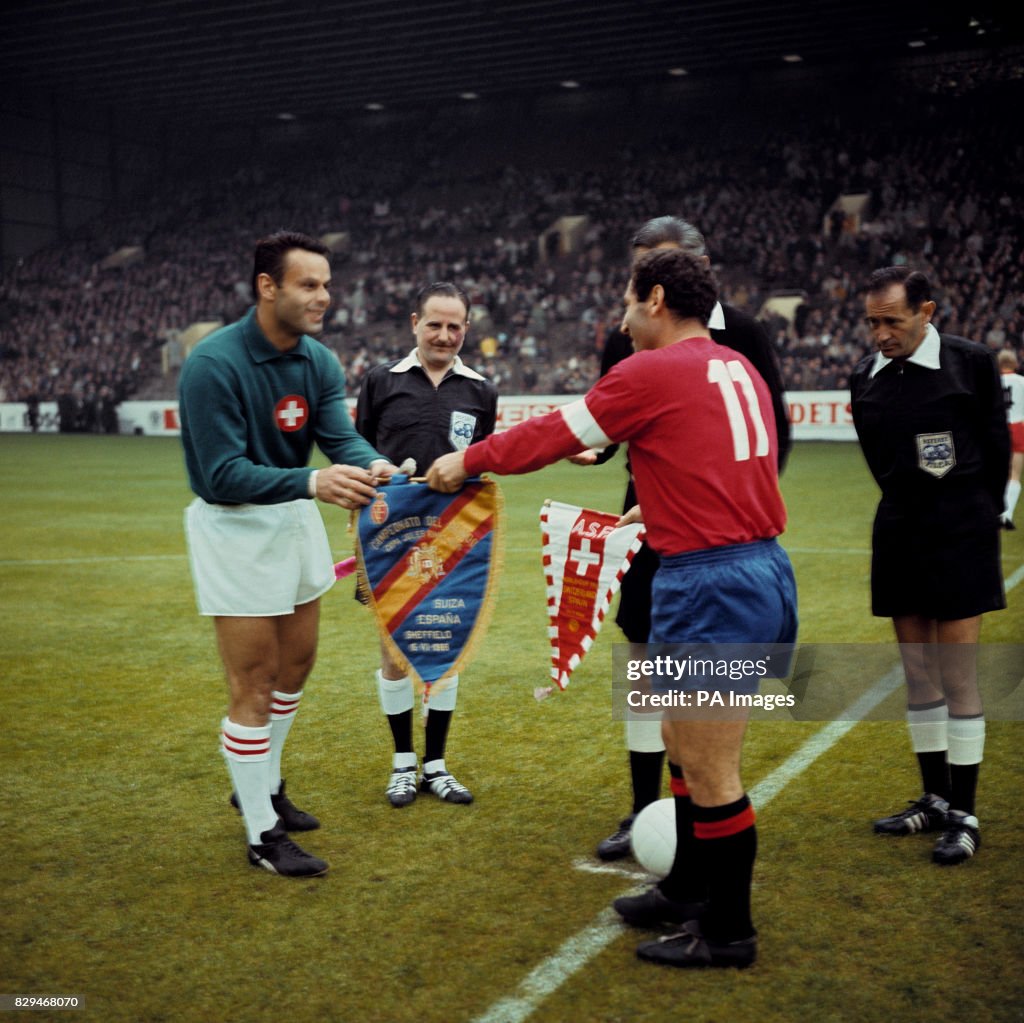 Soccer - World Cup England 1966 - Group Two - Spain v Switzerland
