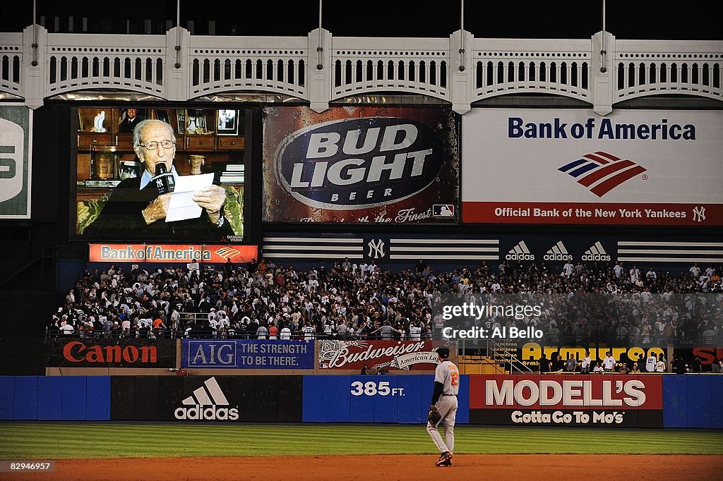 Baltimore Orioles v New York Yankees