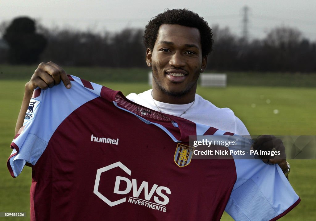 Soccer - FA Barclays Premiership - Eric Djemba-Djemba signs for Aston Villa - Bodymoor Heath