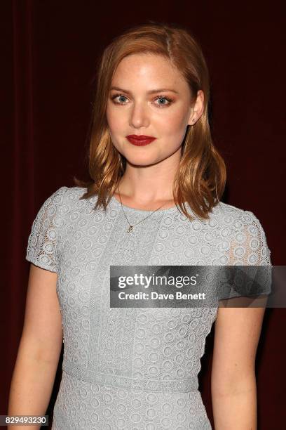 Holly Grainger attends a preview screening of the BBC's "Strike" at BFI Southbank on August 10, 2017 in London, England.