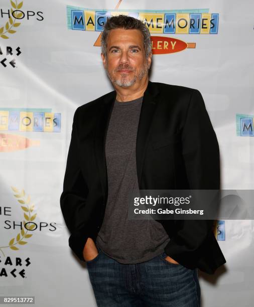 Actor/director Robby Benson attends a preview event at the Magical Memories Fine Art Gallery inside The Forum Shops At Caesars on August 10, 2017 in...