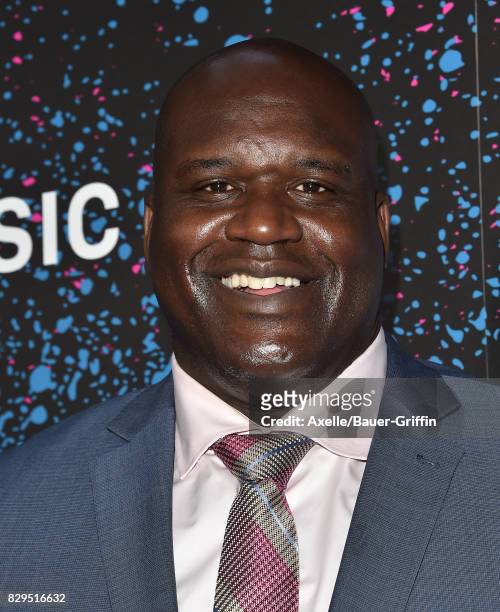 Former NBA player Shaquille O'Neal arrives at 'Carpool Karaoke: The Series' On Apple Music Launch Party at Chateau Marmont on August 7, 2017 in Los...