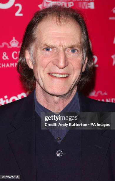 Actor David Bradley arrives.