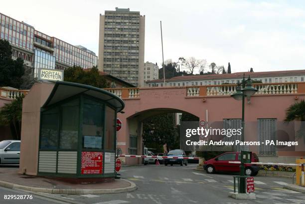 General view of the Hopital Pasteur in the centre of Nice, France where Jamila M'Barek is receiving treatment for depression after allegedly...