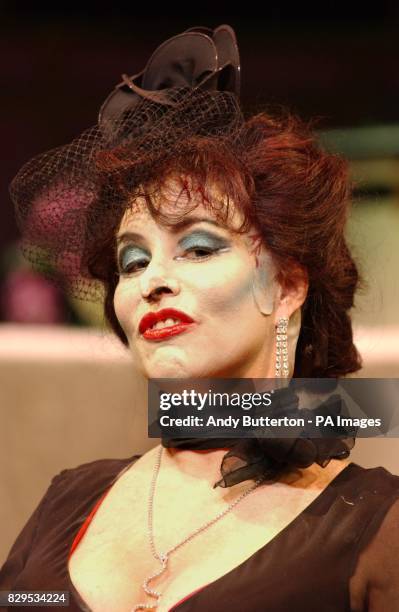 Ruby Wax poses with the cast during a photocall for a new stage production of The Witches by Roald Dahl. Ruby Wax stars as the evil Grand High Witch,...