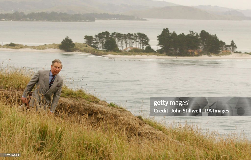 Prince Charles - New Zealand Visit- Royal Albatross Centre