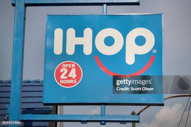 An IHOP restaurant serves customers on August 10, 2017 in Chicago, Illinois. DineEquity, the parent company of Applebee's and IHOP, plans to close up...