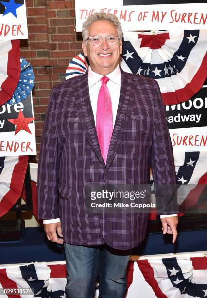 Harvey Fierstein attends "The Terms Of My Surrender" Broadway Opening Night at Belasco Theatre on August 10, 2017 in New York City.