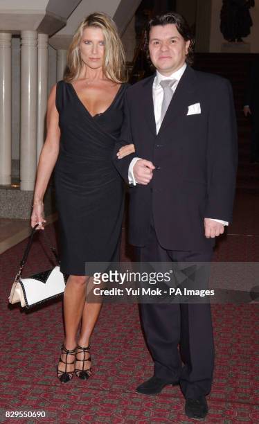 Actor Jamie Foreman and partner Julie Dennis.