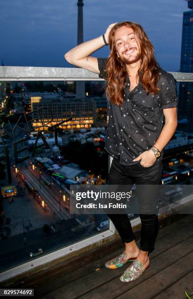 Influencer Riccardo Simonetti during the Urban Decay Naked Heat Launch at House of weekend on August 10, 2017 in Berlin, Germany.