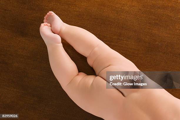 close-up of a baby - bottom stock pictures, royalty-free photos & images