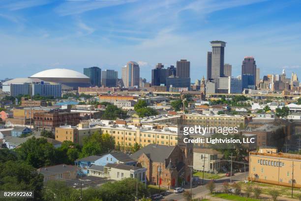 downtown new orleans, louisiana - new orleans stock pictures, royalty-free photos & images