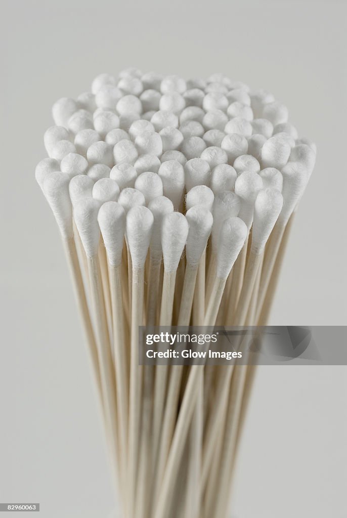 Close-up of cotton swabs