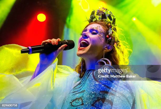 Kate Nash performs live on stage at O2 Shepherd's Bush Empire on August 10, 2017 in London, England.