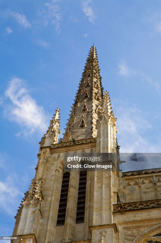 Low angle view of a building, Tour Pey Berland, Vieux Bordeaux, Bordeaux, France
