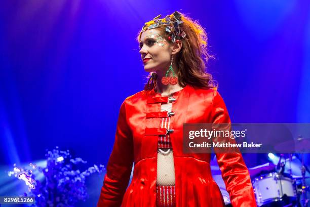 Kate Nash performs live on stage at O2 Shepherd's Bush Empire on August 10, 2017 in London, England.