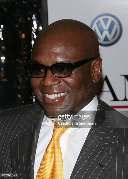 Reid arrives at "American Gangster" premiere at the Apollo Theater on October 19, 2007 in New York City, New York.