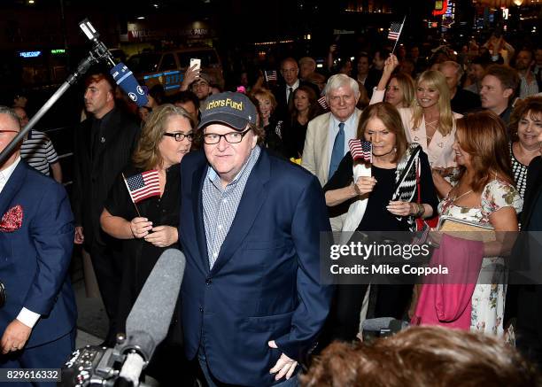 Rosie O'Donnell, Michael Moore, Gloria Steinem, Phil Donahue and Marlo Thomas attend "The Terms Of My Surrender" Broadway Opening Night - After Party...