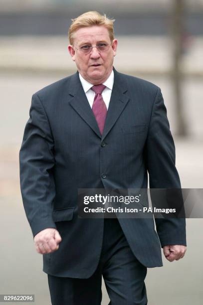 John Yarrall arrives at Cardiff Crown Court, Wednesday May 4 where he is on trial with four colleagues for causing the deaths of two people at the...