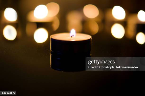 candlelight - tealight stock pictures, royalty-free photos & images