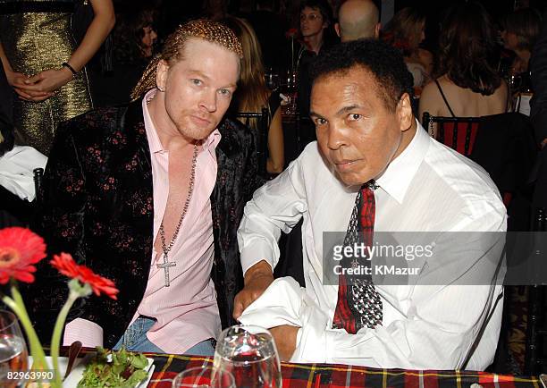 Axl Rose and Muhammad Ali **EXCLUSIVE COVERAGE**