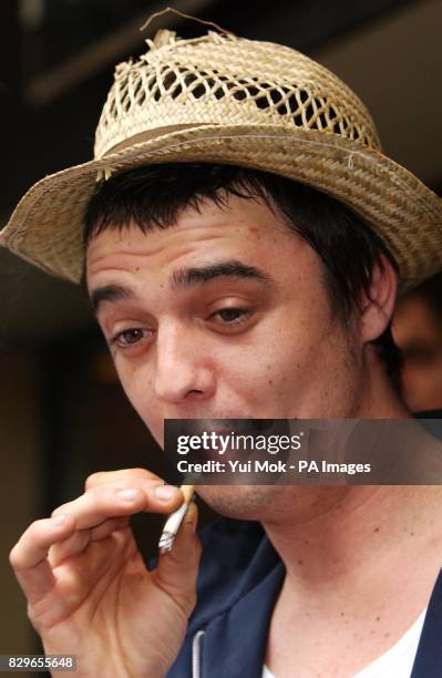 Babyshambles frontman Pete Doherty.