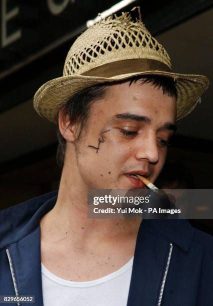 Babyshambles frontman Pete Doherty.