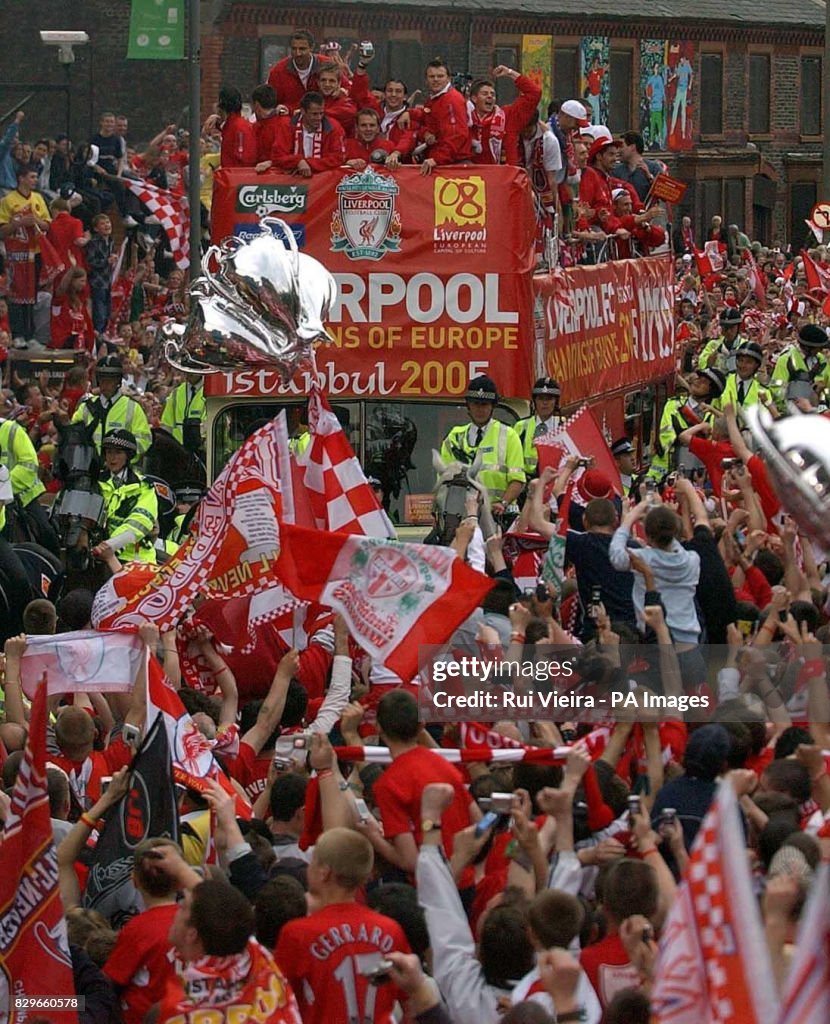 Soccer - UEFA Champions League - Winners Parade - Liverpool