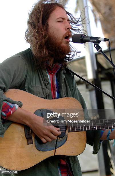 Robin Pecknold of Fleet Foxes performs as part of the Treasure Island Music Festival on September 21, 2008 in San Francisco, California.
