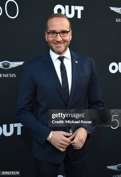 Political strategist Chad Griffin attends OUT Magazine's OUT POWER 50 gala and award presentation presented by Genesis on August 10, 2017 in Los...