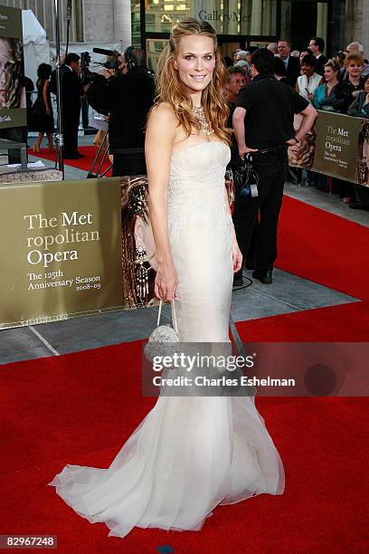 Actress Molly Sims attends the season opening event at the Metropolitan Opera House, Lincoln Center on September 22, 2008 in New York City.