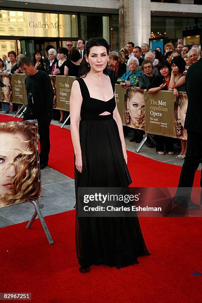 Actress Juliana Margulies attends the season opening event at the Metropolitan Opera House, Lincoln Center on September 22, 2008 in New York City.