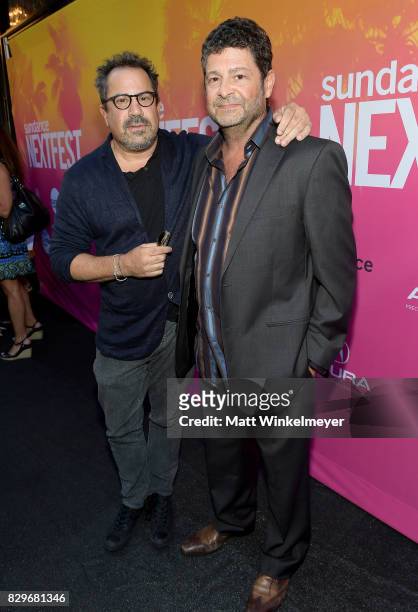 Richard Gladstein, Dean of the AFI Conservatory and actor Kirk Baltz attend Sundance NEXT FEST After Dark at The Theater at The Ace Hotel on August...
