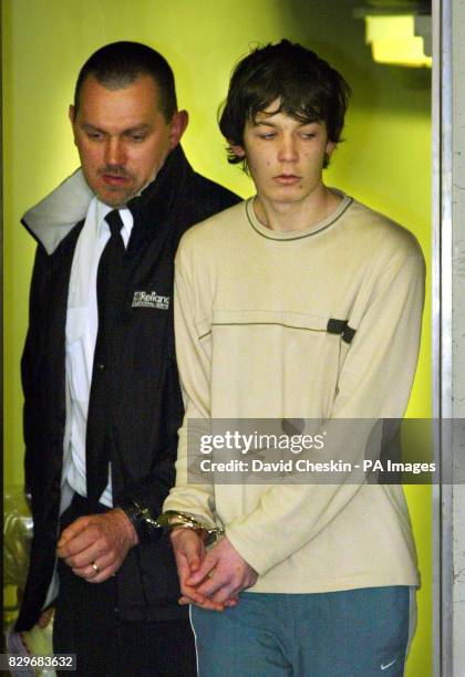 Colyn Evans leaves Edinburgh High Court after being sentenced for the murder of Karen Dewar from Tayport, Fife.