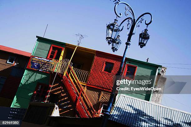 Impressions of La Boca district on January 13, 2008 in Buenos Aires, Argentina. The Republic of Argentina is a former spanish colony and the capital...