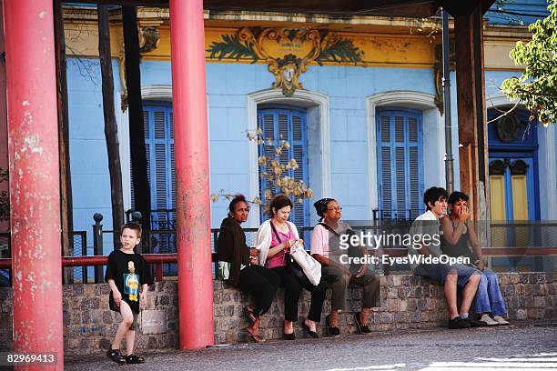 Impressions of La Boca district on January 13, 2008 in Buenos Aires, Argentina. The Republic of Argentina is a former spanish colony and the capital...