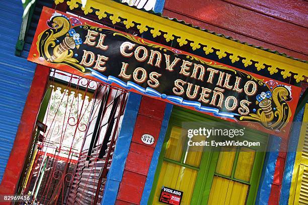 Impressions of La Boca district on January 13, 2008 in Buenos Aires, Argentina. The Republic of Argentina is a former spanish colony and the capital...