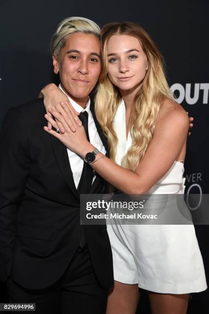 Jeka Jane and Mollee Gray attend OUT Magazine's OUT POWER 50 gala and award presentation presented by Genesis on August 10, 2017 in Los Angeles,...