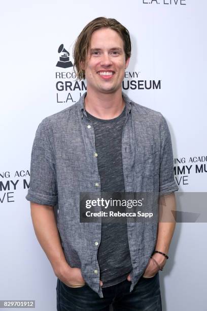 Jonny Lang attends The Drop: Jonny Lang at The GRAMMY Museum on August 10, 2017 in Los Angeles, California.