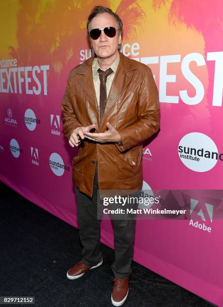 Vanguard Award recipient Quentin Tarantino attends Sundance NEXT FEST After Dark at The Theater at The Ace Hotel on August 10, 2017 in Los Angeles,...